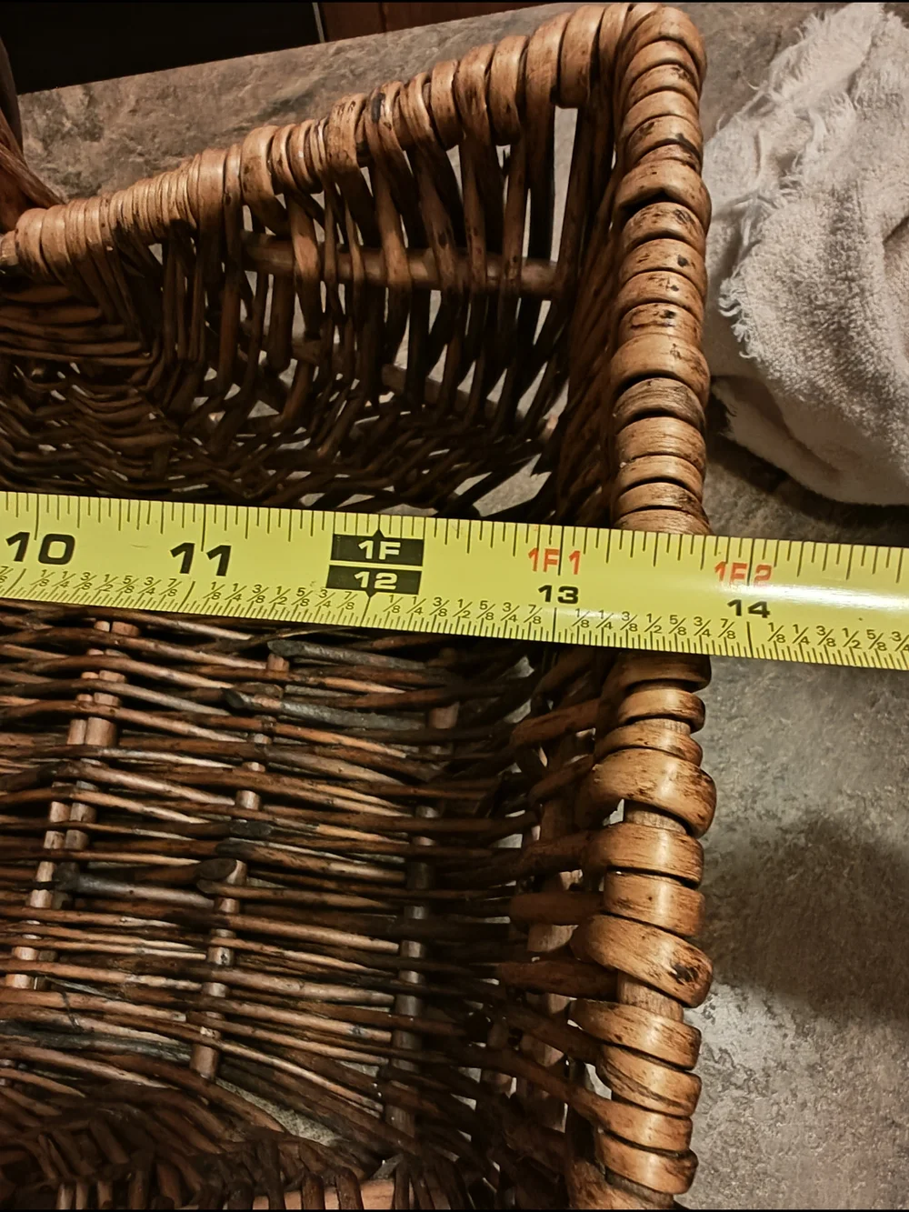 Source Unknown Handwoven Willow Basket - Brown